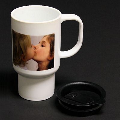 travel mug made with sublimation printing